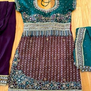 Indian Pakistani Kameez Shalwar suit dress